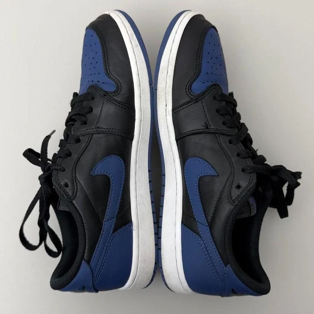 Nike Air Jordan 1 Retro Low OG Mystic Navy CZ0790-041 Mens 9.5 Blue Black